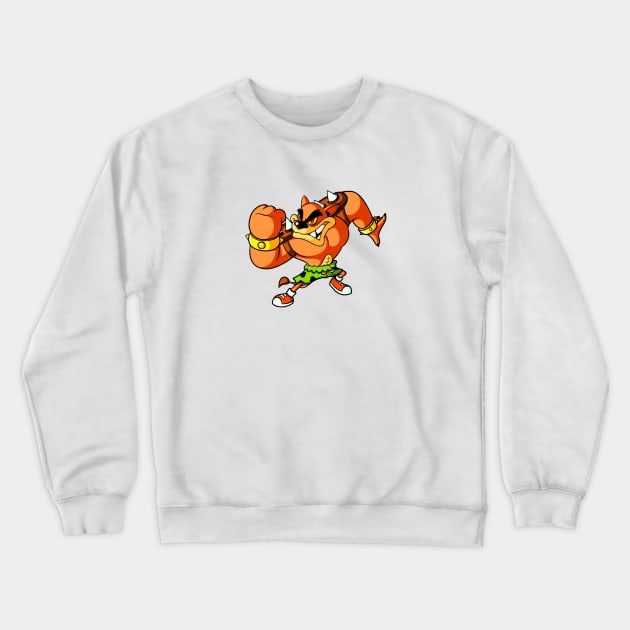 Tiny Tiger Techno Tussle Crewneck Sweatshirt by RianSanto